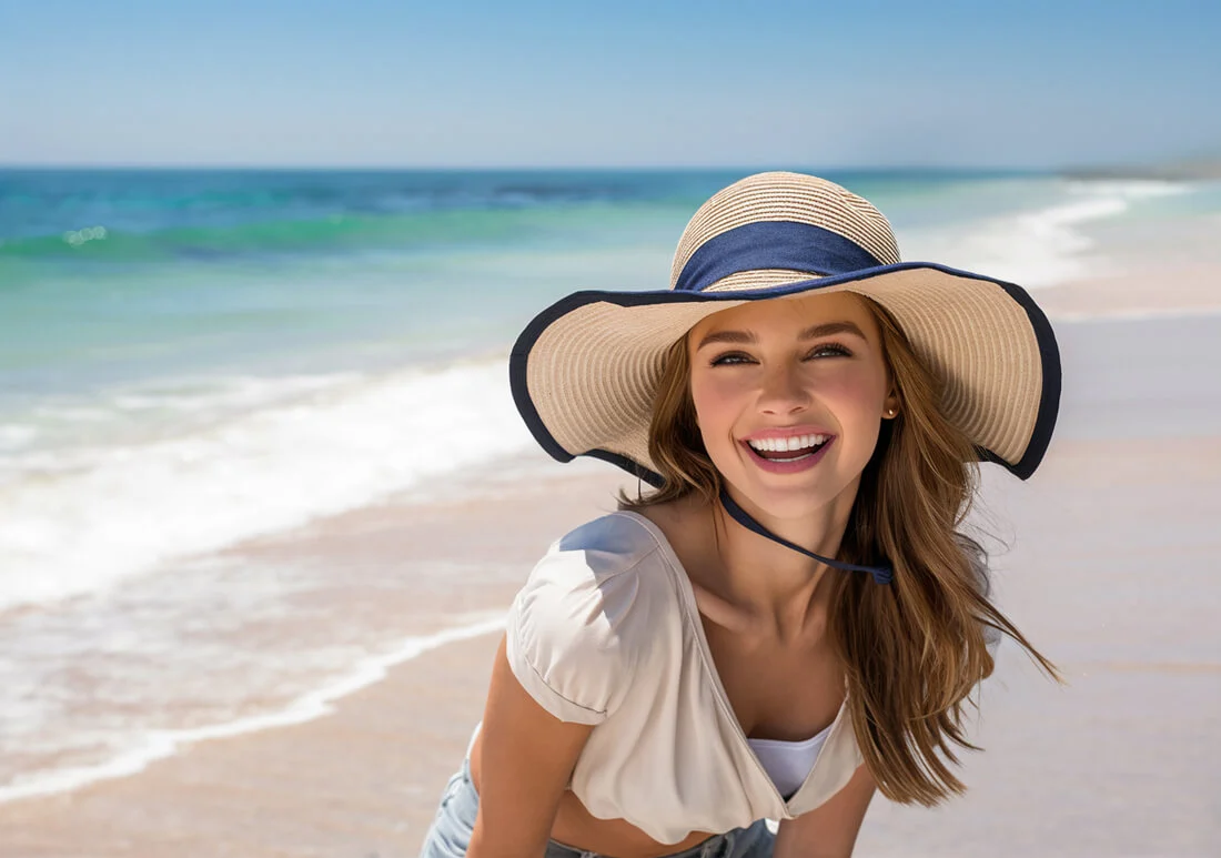 Sombreros de playa