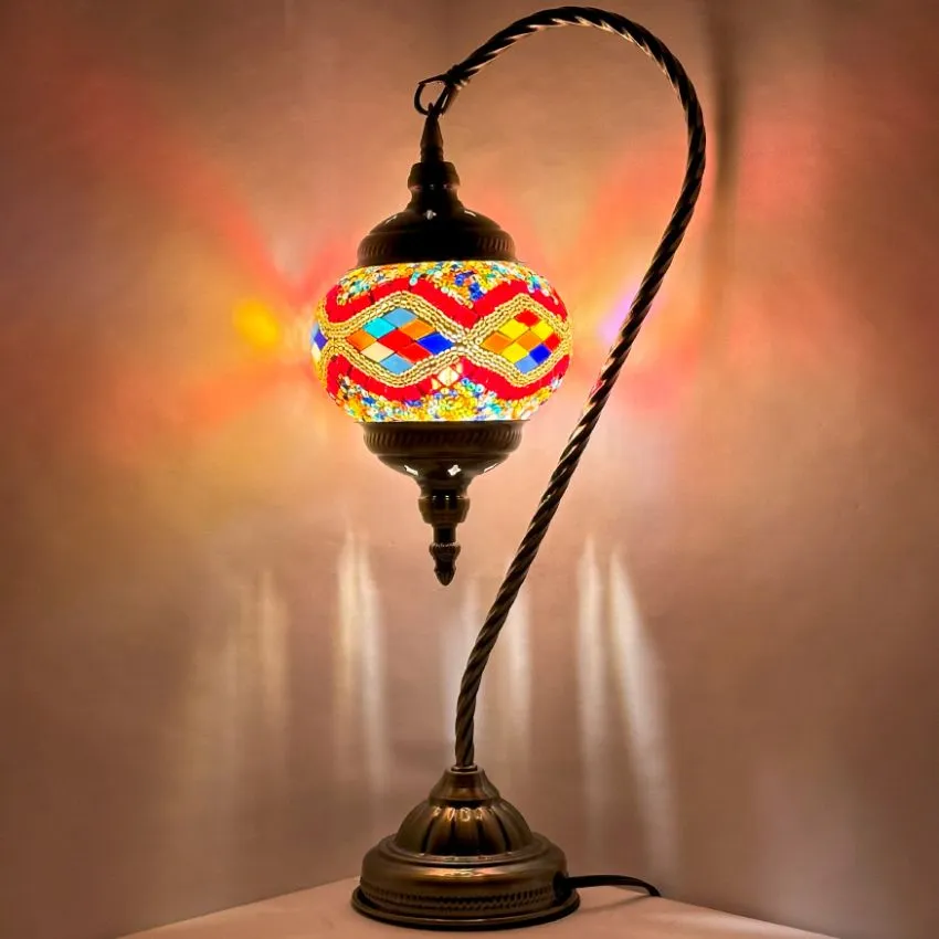 Swan Neck Mosaic Lamps