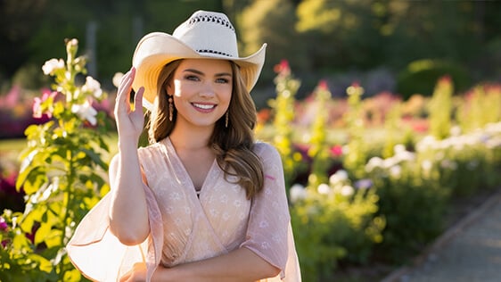 Sombreros de vaquero para mujer