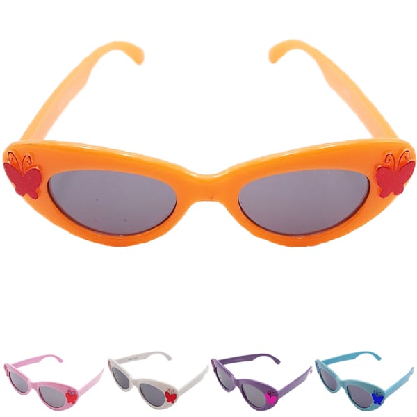 Kid Sunglass Mix Colors Butterfly Figured