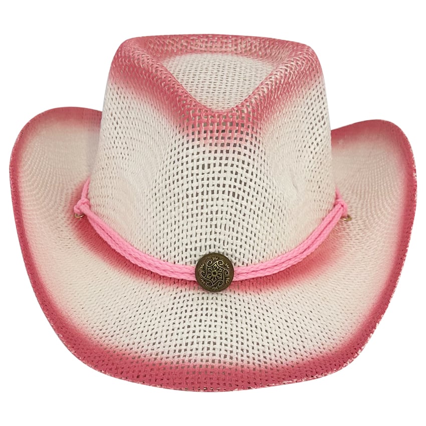 Pink Shade Kid White WESTERN Cowboy Hat