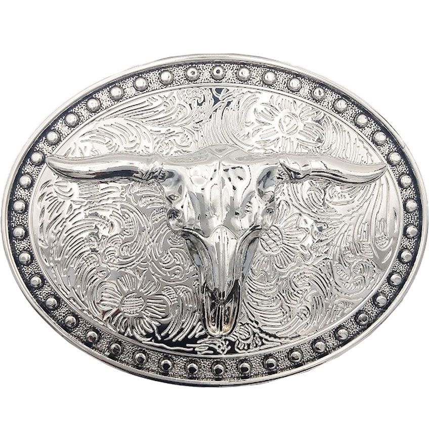 Silver Bull BELT BUCKLE Eye-Catching Design