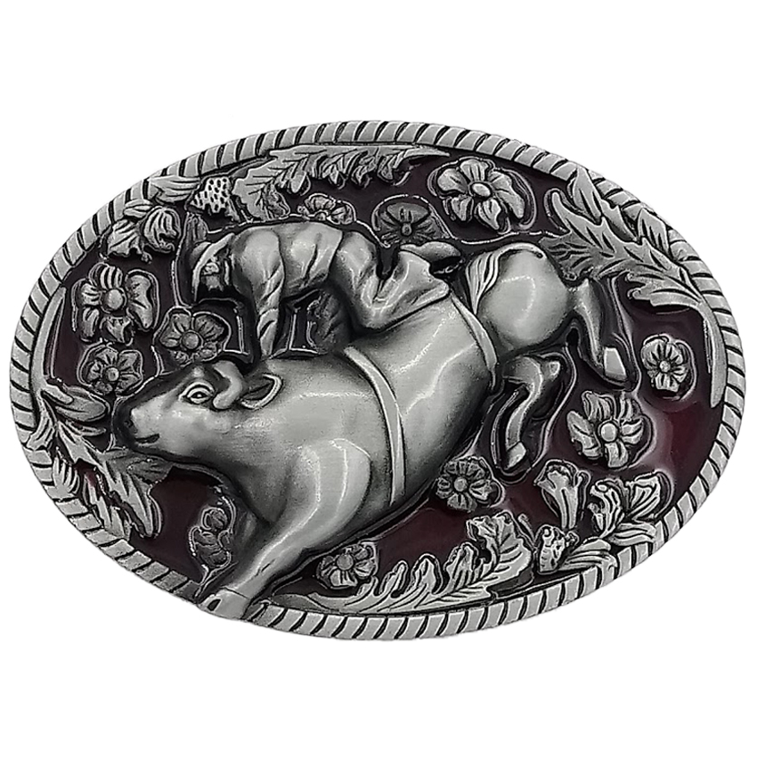 Big Strong Bull Rodeo BELT Buckle