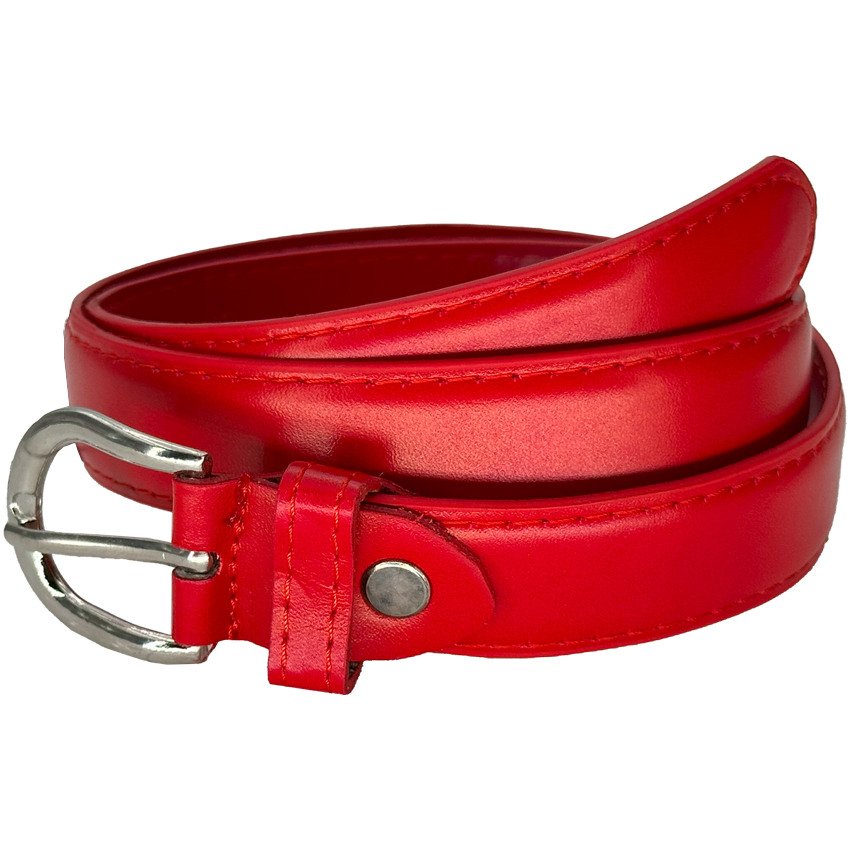 Kids BELTS Red Stitched