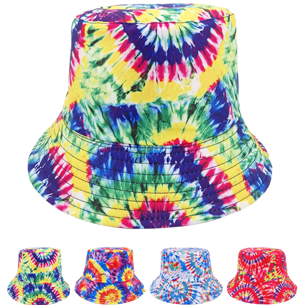 Tie-Dye Patterns Reversible Bucket HAT