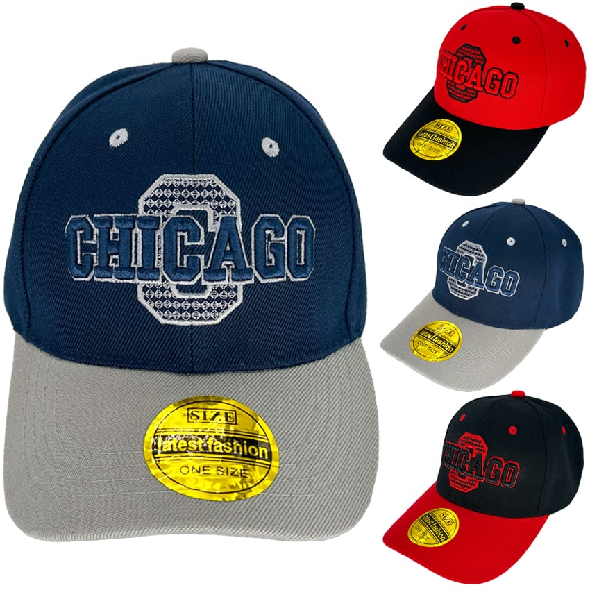 CHICAGO Embroidered Baseball Cap