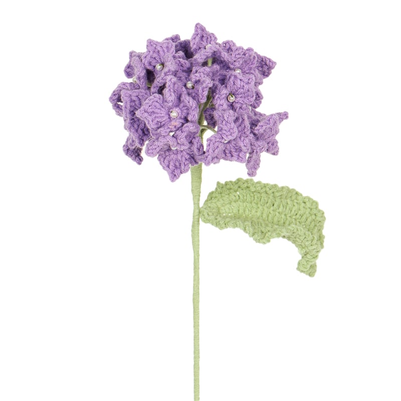 Purple Hydrangeas Crochet FLOWERS for Mother's Day Bouquets