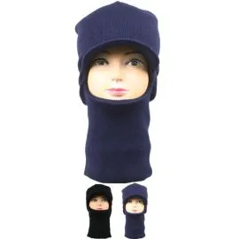 Plain Color Hooded Balaclava Face Mask