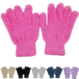 Guantes de invierno de colores lisos