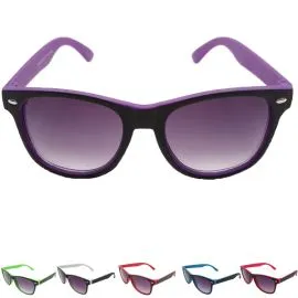 Gafas de sol de colores con cristales tintados de color morado para niños - 400 UV