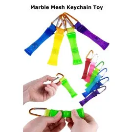 Marble Mesh Keychain Toy