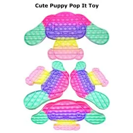 Cute Puppy Pop It Toy