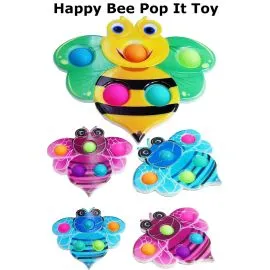 Happy Bee Pop It Toy