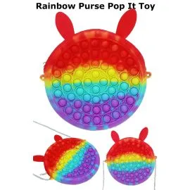 Rainbow Purse Pop It