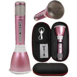 Pink Karaoke Microphone with Box