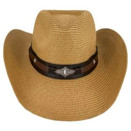 Wholesale Unisex Banded Western Cowboy Hat