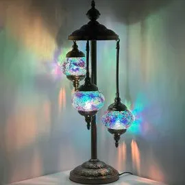 Wholesale Colorful Nebula Handmade Mosaic Glass Lamp