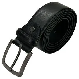 Wholesale Men's Classic Plain Black Leather Belt. Buy in Bulk, Save Money!