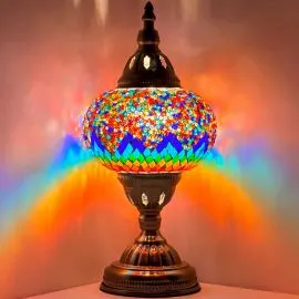 Wholesale Fantastic Rainbow Bridge Handmade Mosaic Glass Lamp