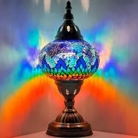 Wholesale Atlantis Rainbow Bridge Handmade Mosaic Glass Lamp