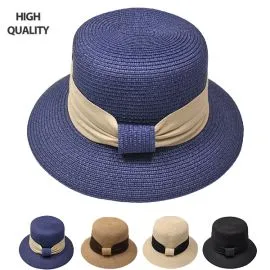 High-Quality Woman Straw Bucket Hat in Wholesale