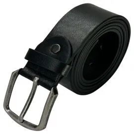 Wholesale Men's Plain Black Leather Belt with Square Tip. Buy in Bulk, Save Money!