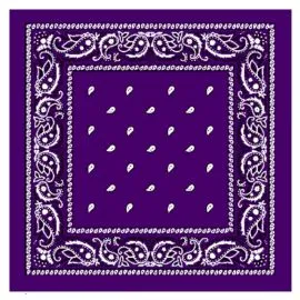 tylish cotton fabric indigo color paisley bandana at wholesale prices