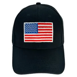 American Flag Black Baseball Caps wholesale