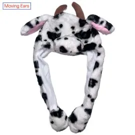 Cow Hat with Moving Ears