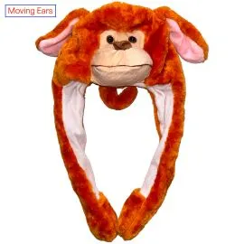 Monkey Hat with Moving Ears