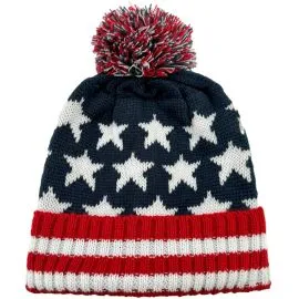 Winter Hats Bulk Options for American Flag Design Beanies