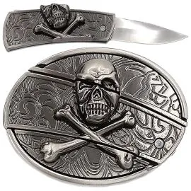 Belt Buckles Wholesale Options - Skull Knife Belt Buckle