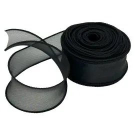 wholesale black ribbons in bulk