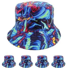 Abstract Pattern Double-Sided Bucket Hat