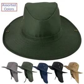 Sombreros Boonie con solapa para el cuello - Colores variados