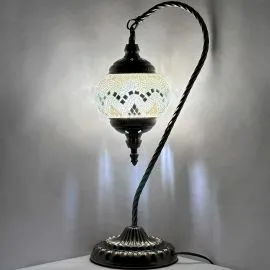 Wholesale Bright Moonlight Waves Swan Neck Handmade MosaicLamp