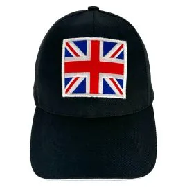 British England Flag Black Baseball Cap