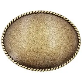 Bulk Brown Plain Belt Buckles