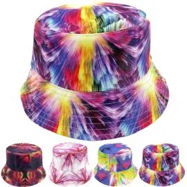 Firework Pattern Reversible Bucket Hat