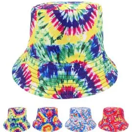 Tie-Dye Patterns Reversible Bucket Hat