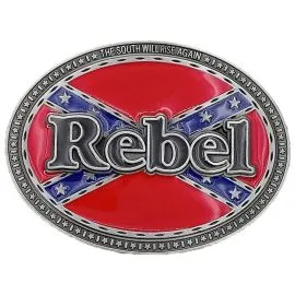 Bling Belt Buckles Wholesale - Rebel Flag Belt Buckle with Background