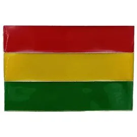 Belt Buckle Wholesaler - Ethiopia Rasta Flag Belt Buckle