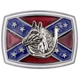 Wholesale Belt Buckles in Bulk - Rebel Flag & Horse Belt Buckle