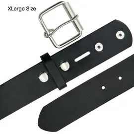 Black Buckle Belts for Adults - Extra Large size