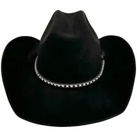 cheap black felt cowboy hats in bulk