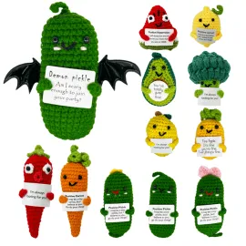 wholesale crochet plush dolls with vegetable and fruit styles