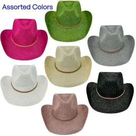 Wholesale Sequin Cowboy Hats in Bulk