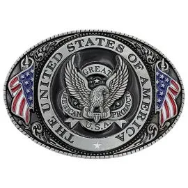 Bulk Buckles - USA Seal Belt Buckle