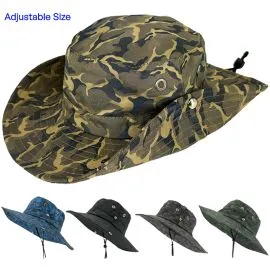 Wholesale Camouflage Summer Hats with Assorted Colors