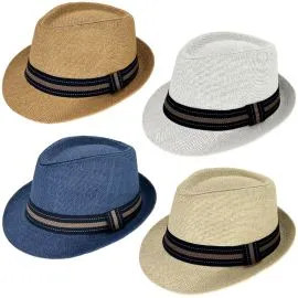 Wholesale Fedora Hats - Mixed Colors